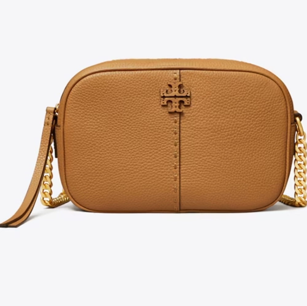 Tory Burch MCGRAW TEXTURED LEATHER CAMERA BAG